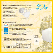 画像をギャラリービューアに読み込む, MSK-15 クレンゼマスクMR<通気性>【メッシュ+クレンゼ+ダブルラッセル】キッズ(園児~低学年)