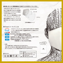 画像をギャラリービューアに読み込む, MSK-15 クレンゼマスクMR<通気性>【メッシュ+クレンゼ+ダブルラッセル】S/M