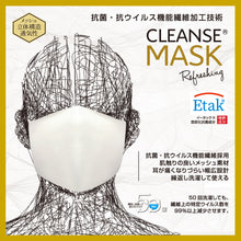 画像をギャラリービューアに読み込む, MSK-15 クレンゼマスクMR<通気性>【メッシュ+クレンゼ+ダブルラッセル】S/M