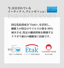 画像をギャラリービューアに読み込む, MSK-16 クレンゼマスクエアー【2Wayストレッチ素材+クレンゼ素材+ガーゼ素材】XS/S/M/L